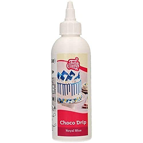 Choco Drip Azul Real 180gr. Funcakes