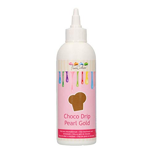 Choco Drip Dark Gold 180gr. Funcakes
