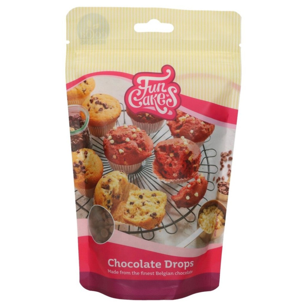 Gotas chocolate con leche 350gr Funcakes