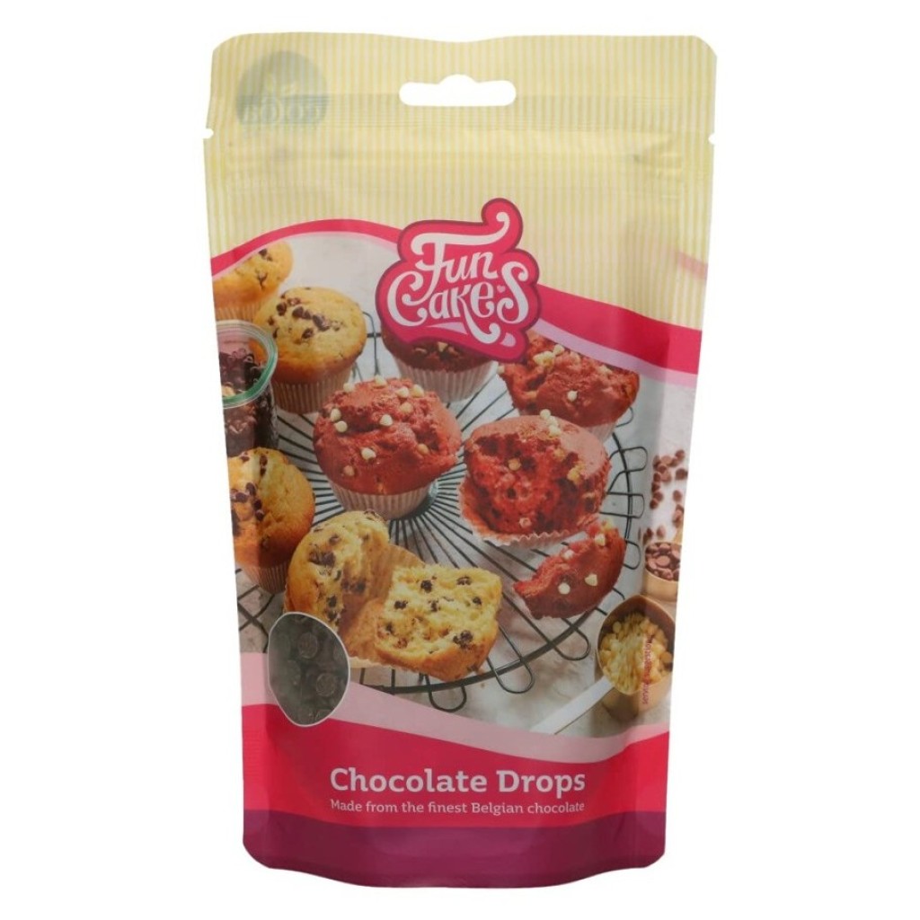 Gotas chocolate negro 350gr Funcakes
