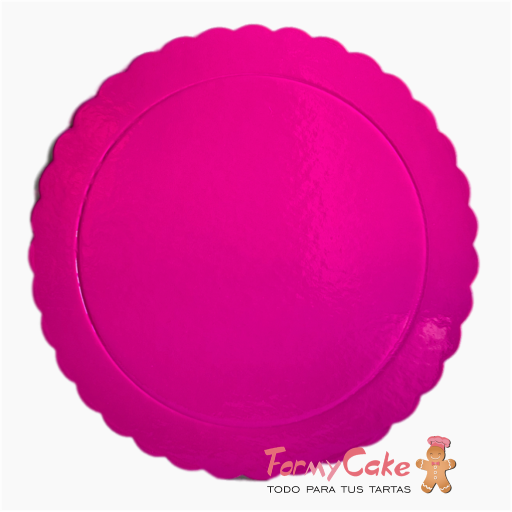 Base Ondulada Extrafuerte Fucsia 20cm