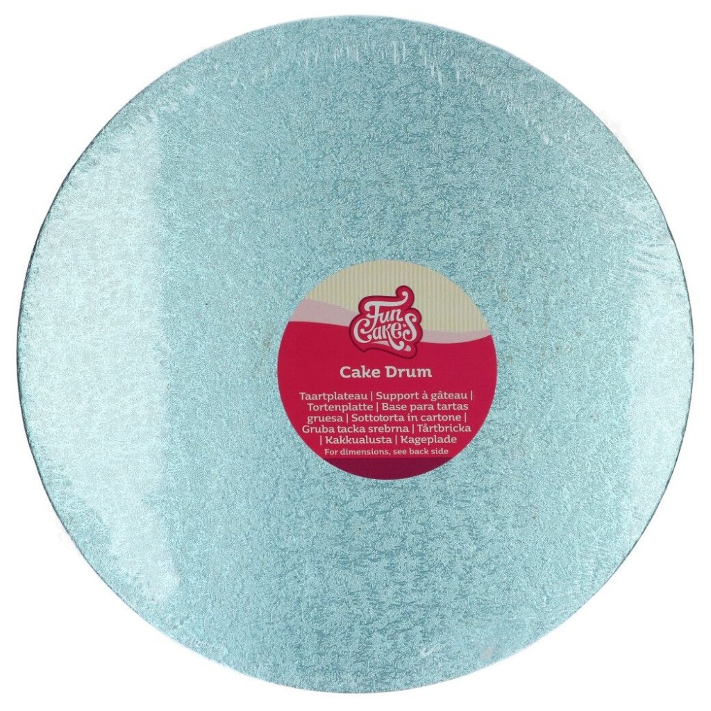 Base redonda gruesa para tartas 30,5cm azul claro Funcakes