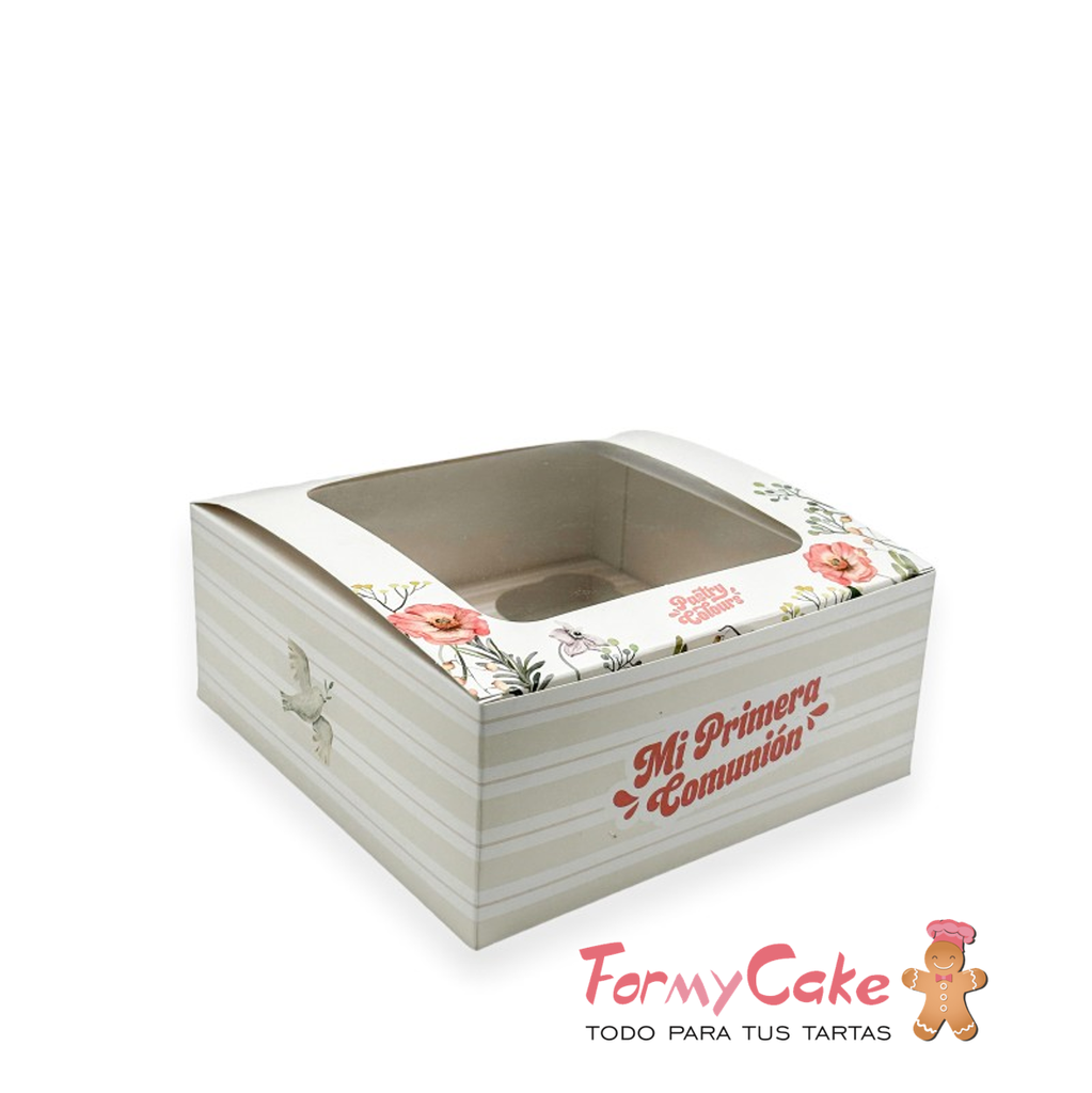 Caja 4 Cupcakes Comunión Niña Pastry Colours
