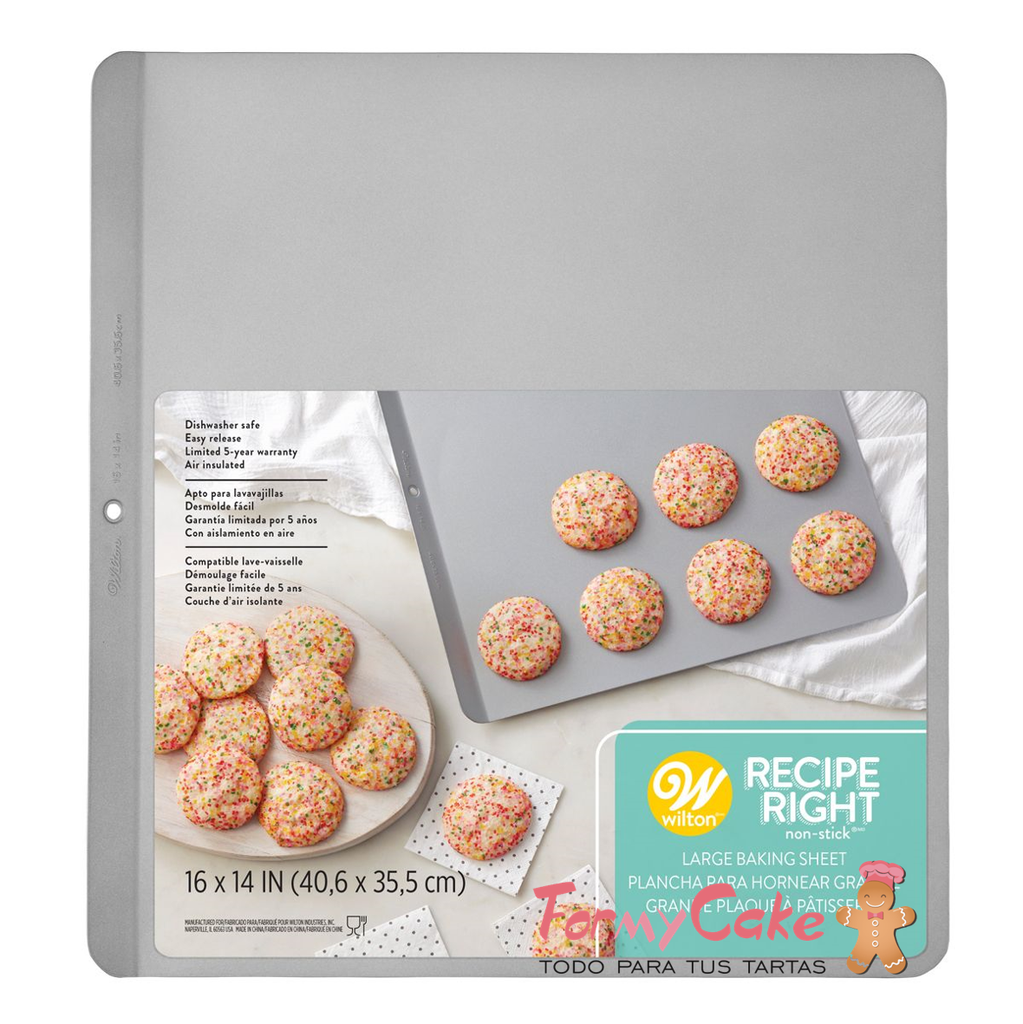 Bandeja Galletas Sin Bordes 40,6x35,5cm Wilton