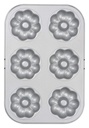Molde Antiadherente 6 Donuts Flor Decora