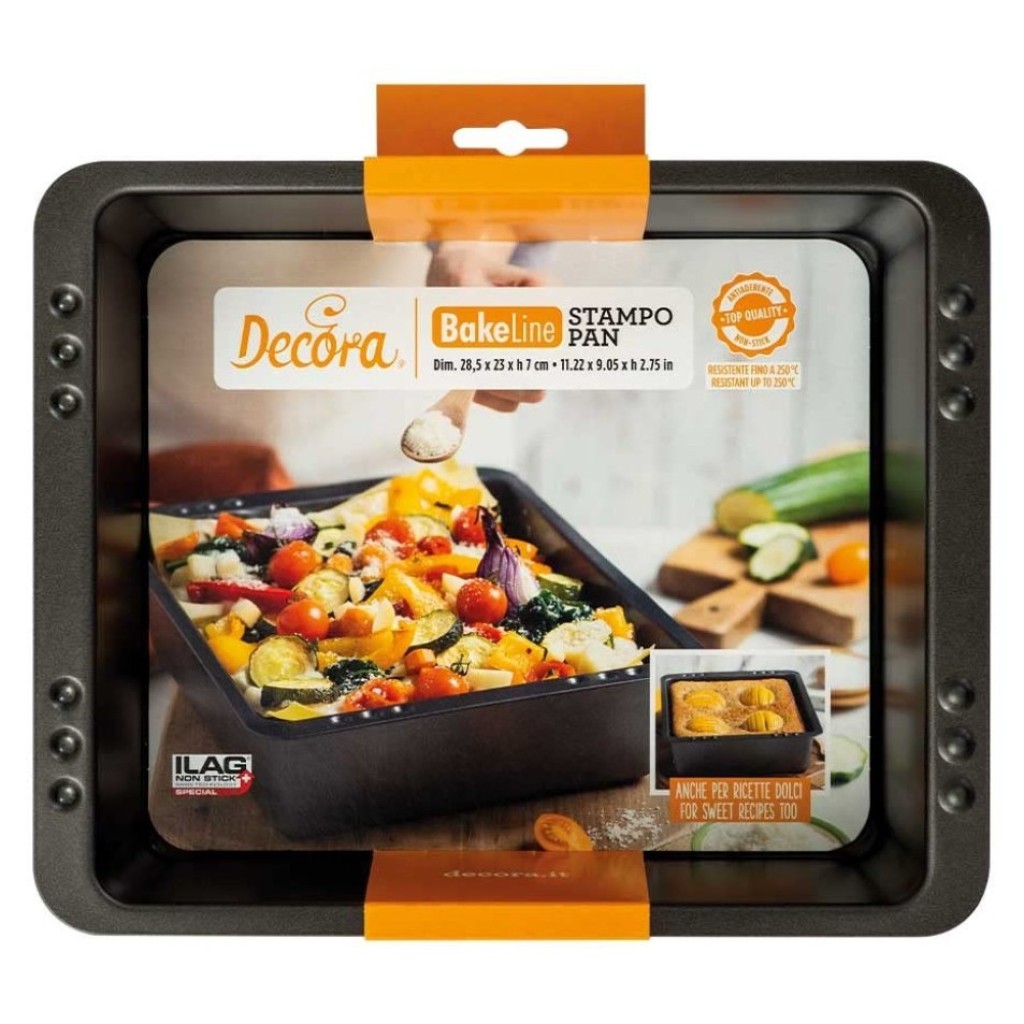 Molde antihaderente 28,5x23x7 línea bake & cook Decora