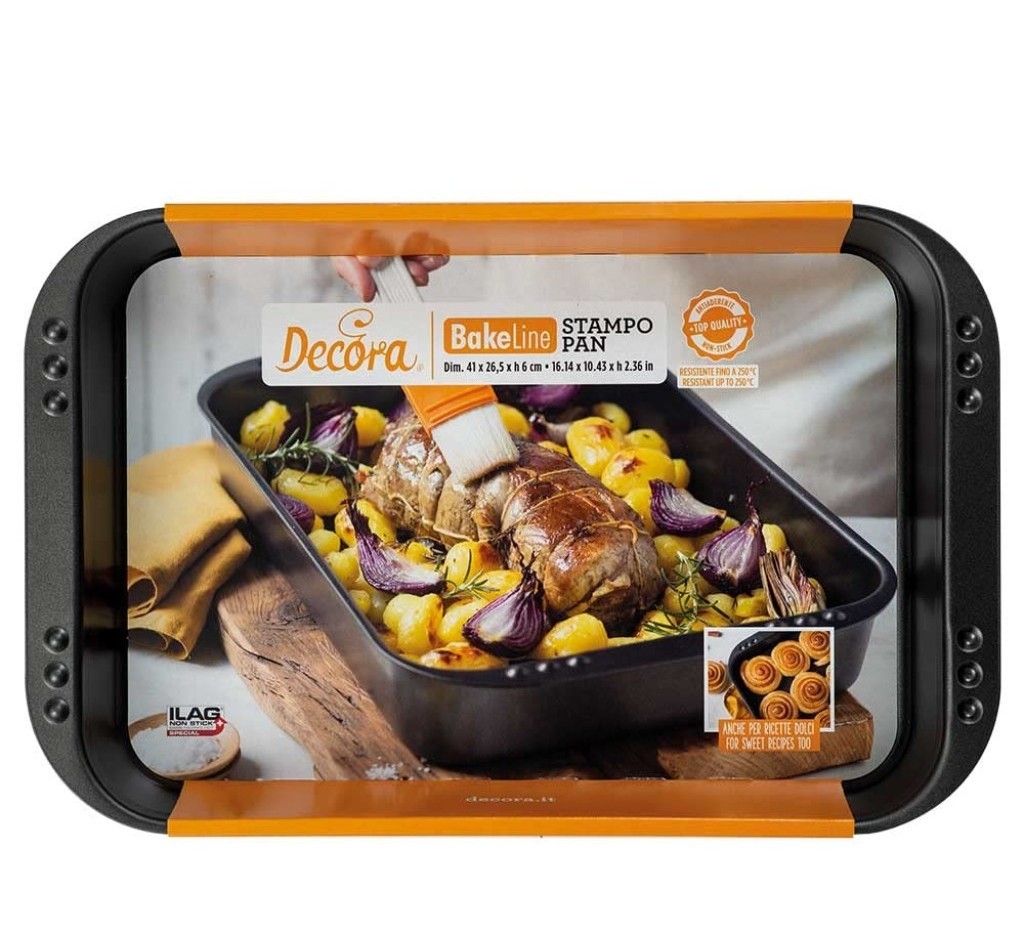 Molde antihaderente 41x26,5x6 línea bake & cook Decora