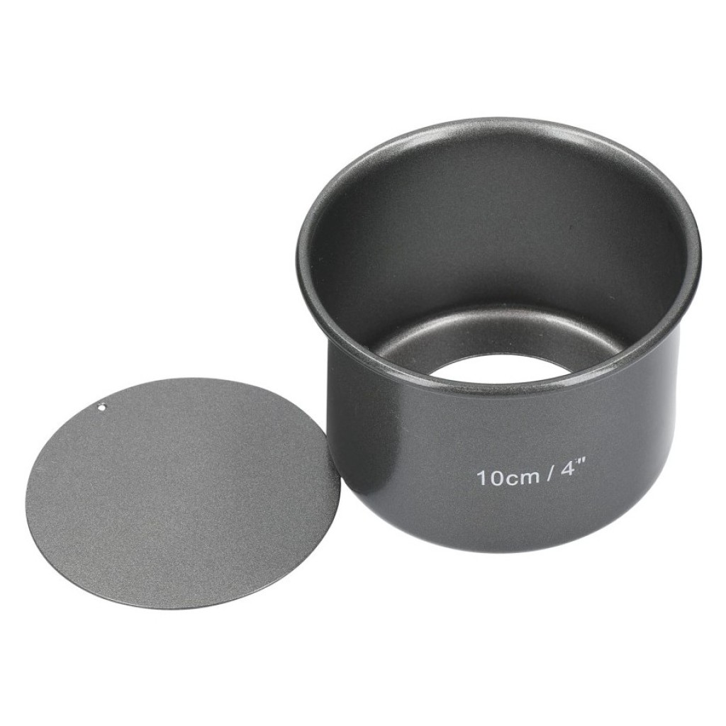 Molde con base extraible de acero, negro, 10x7.1 cm master Class
