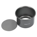 Molde con base extraible de acero, negro, 10x7.1 cm master Class