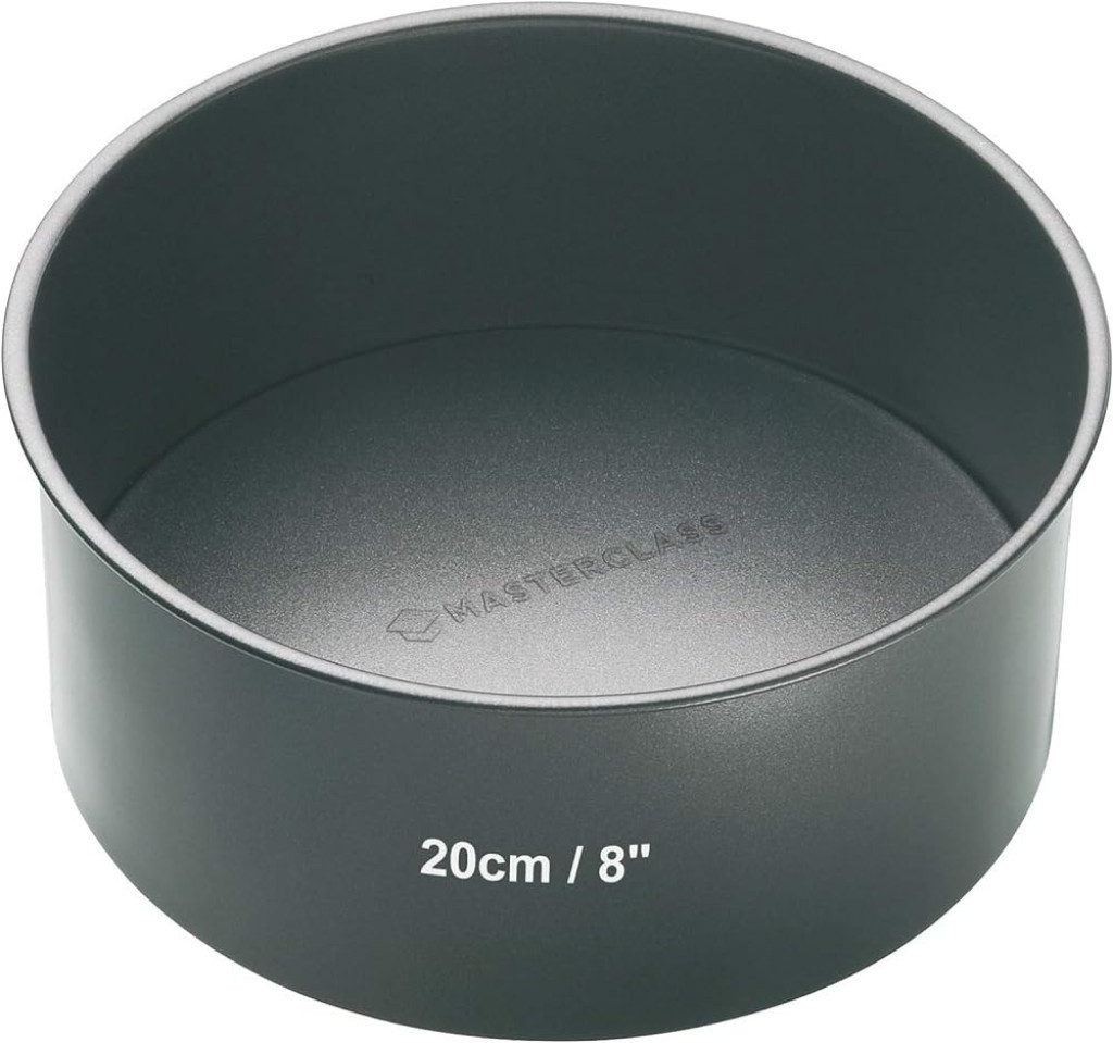 Molde con Base Extraible De Acero, Negro, 20x8cm Master Class