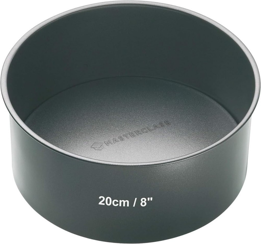 Molde con base extraible de acero, negro, 20x8cm master Class