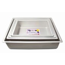 Molde cuadrado metal 10,2x10,2x7,5cm PME
