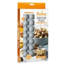 Molde de silicona semiesfera 20uds 30x15h mm Decora