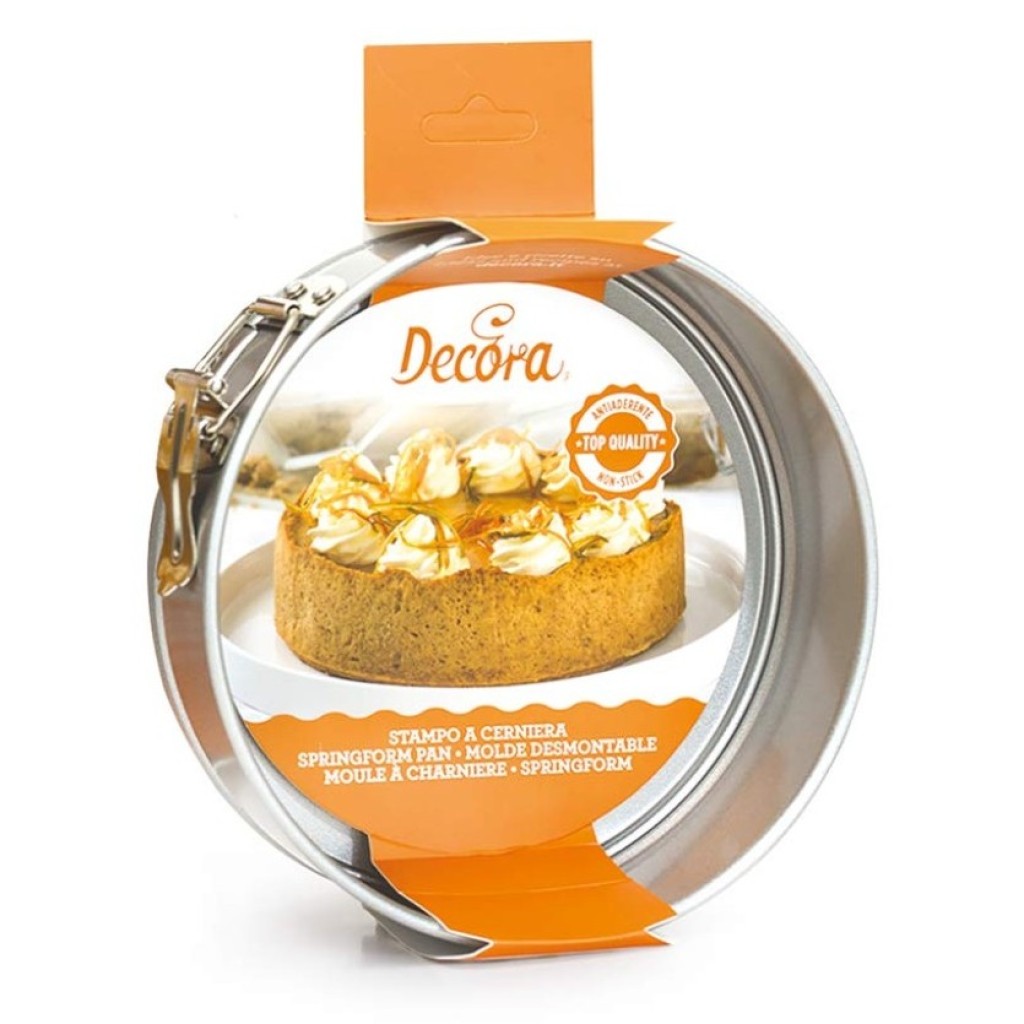 Molde desmoldable redondo metal 23,5cm Decora