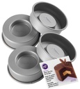 Molde Metal Mini-Bizcochos Rellenos, Set/2. Wilton