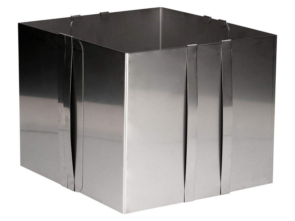 Molde Metal Cuadrado Ajustable 20cm Alto Cake Frame