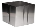 Molde metal cuadrado ajustable 20cm alto cake Frame