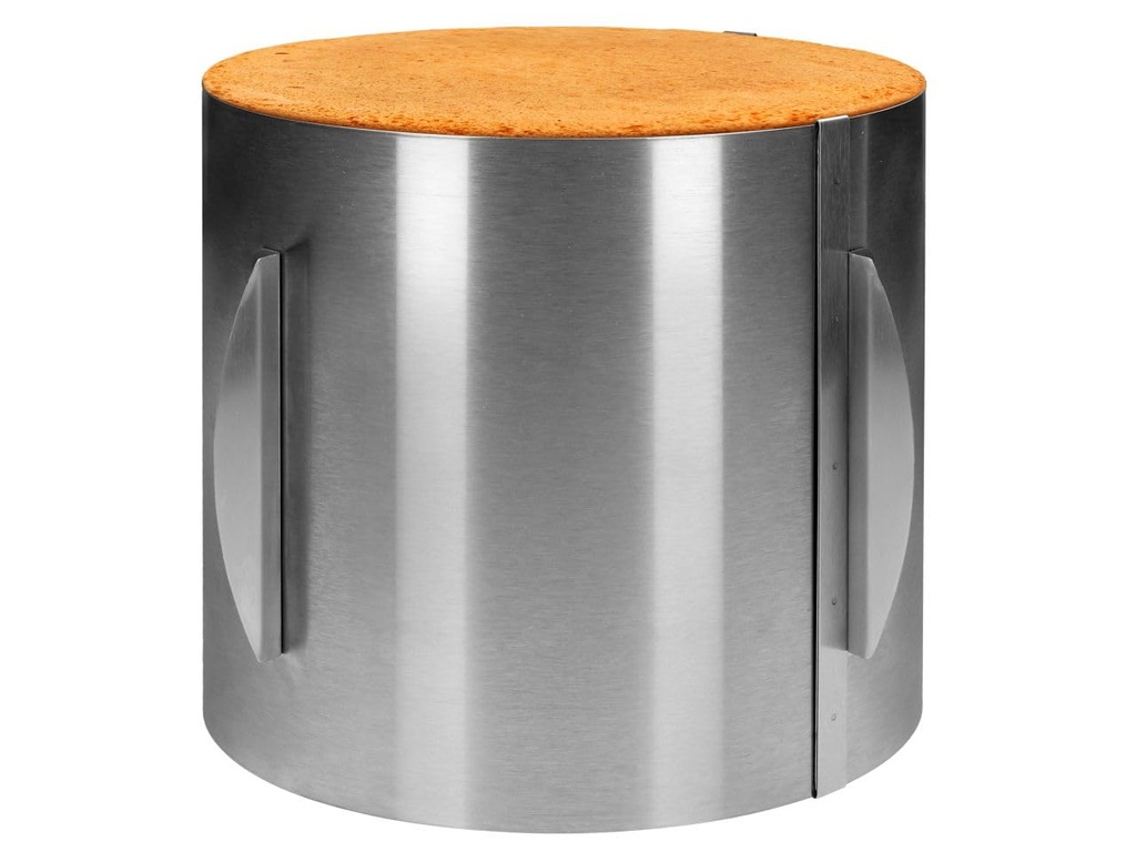 Molde Metal Redondo Ajustable 20cm Alto Cake Frame