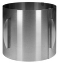 Molde metal redondo ajustable 20cm alto cake Frame