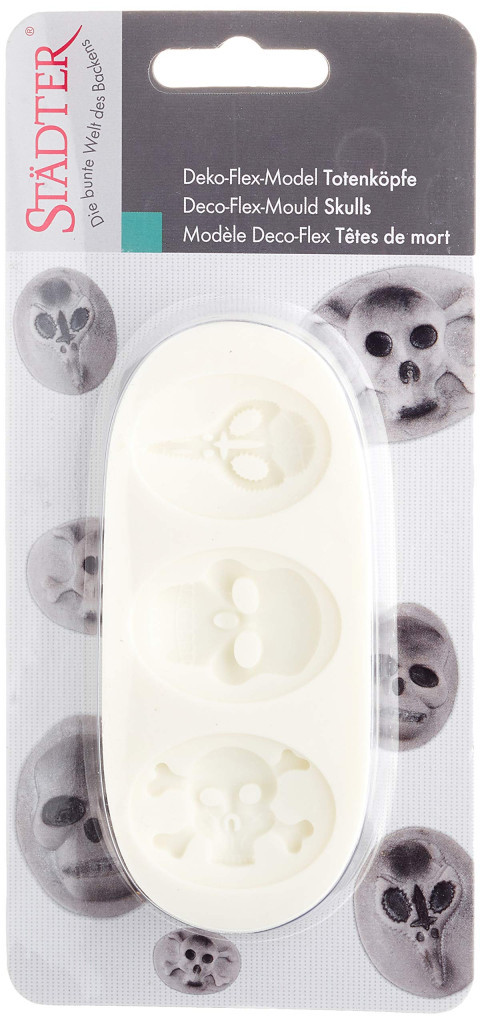 Molde Silicona Calaveras 3ud Städter