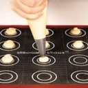 Tapete De Silicona Microperforado Eclair & Choux Silikomart