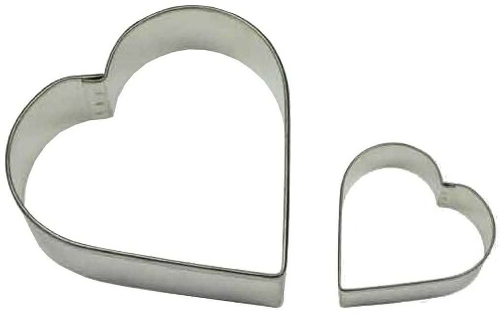 Cortador Galletas Corazón 2ud PME