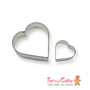 Cortador Galletas Corazón 2ud PME