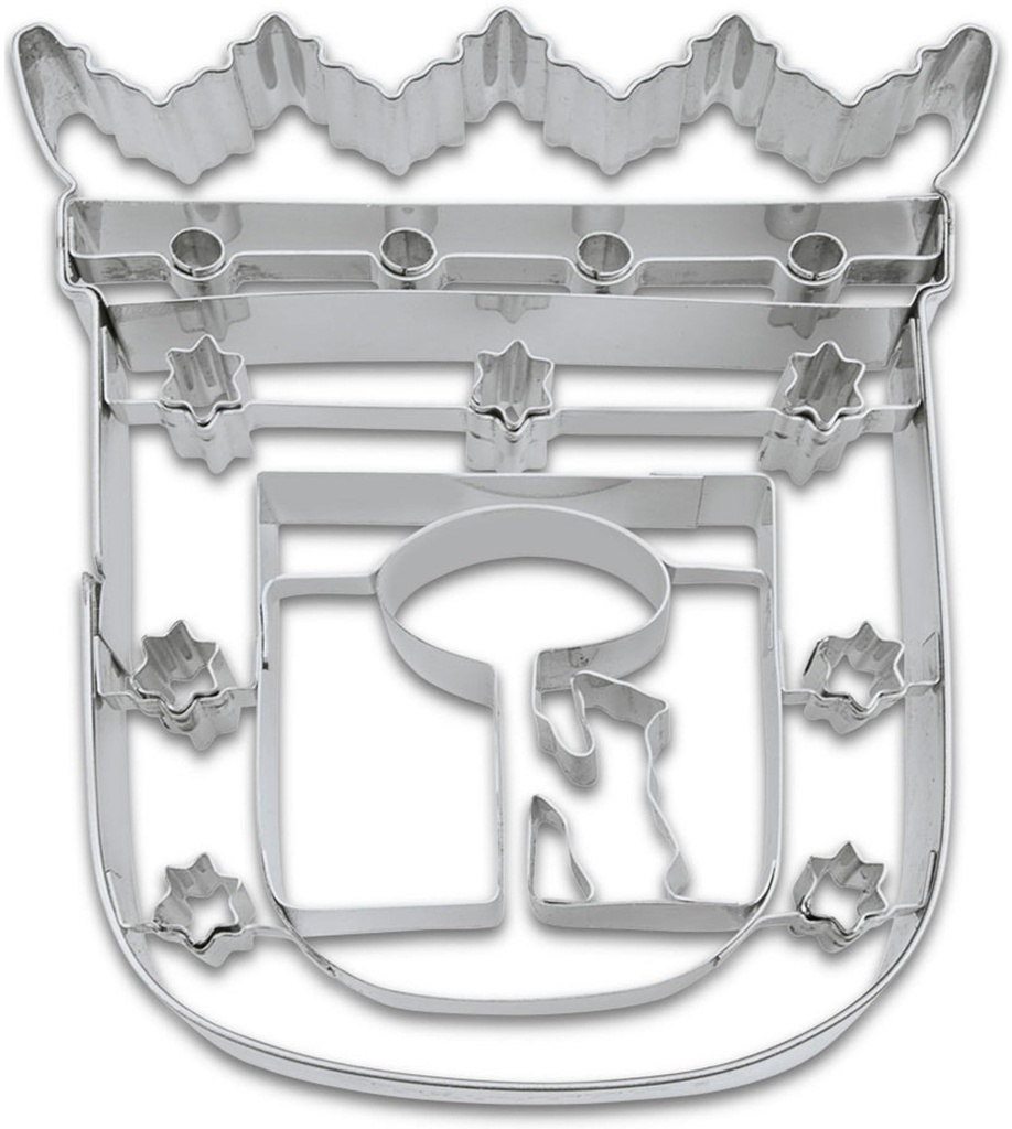 Cortante Escudo De Madrid 9cm Städter