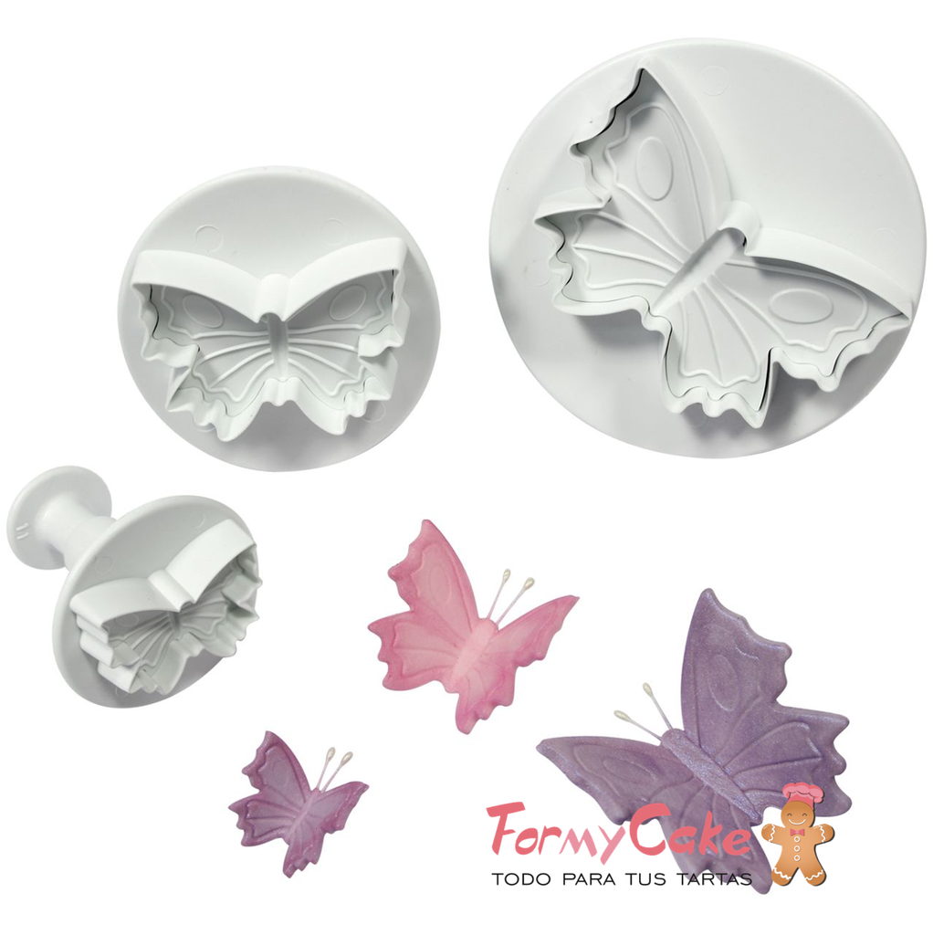 Cortante Mariposas 3ud PME