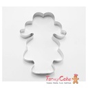 Cortante Niña Con Coletas 10cm Cutter