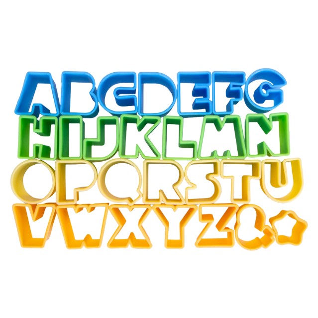 Cortantes alfabeto 2,5 cm Städter