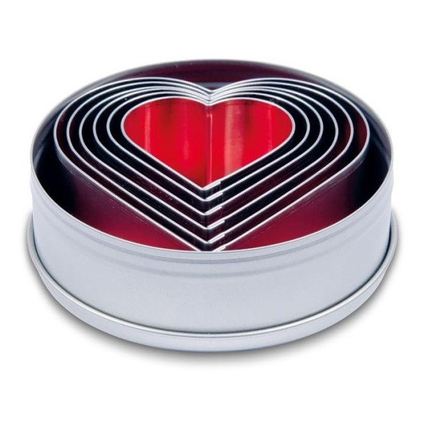 Cortantes corazones 6ud Städter