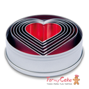 Cortantes Corazones 6ud Städter