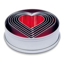 Cortantes corazones 6ud Städter
