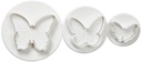 Cortantes mariposas 3ud Städter