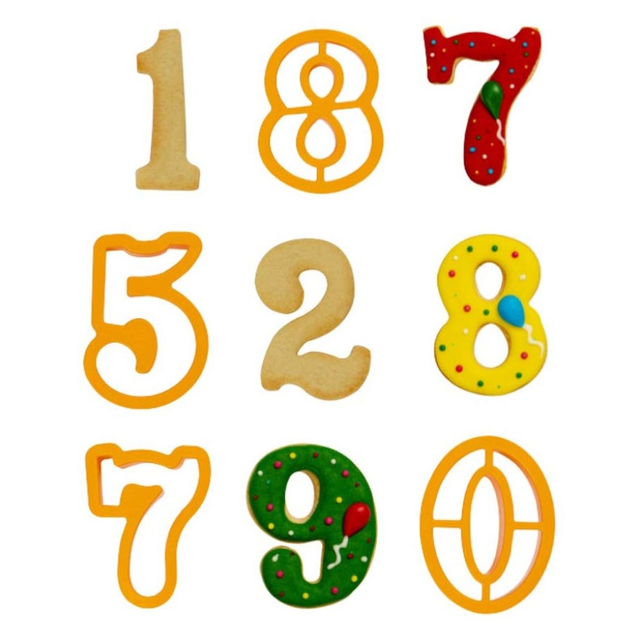 Cortantes números y letras pequeñas Decora