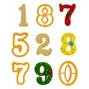 Cortantes números y letras pequeñas Decora