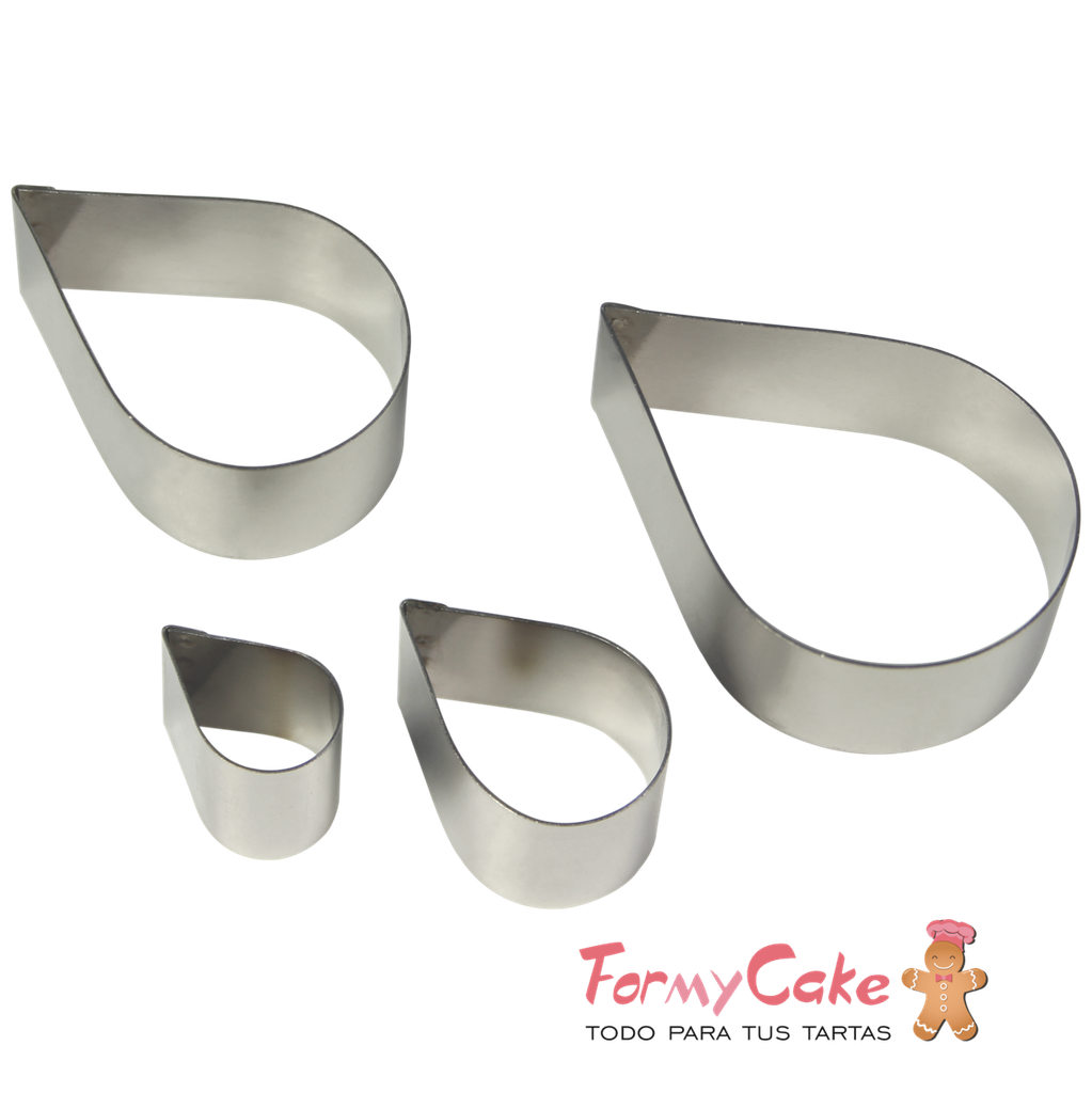 Cortantes Petalos Rosa 4ud PME