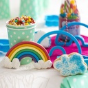 Kit 2 Cortadores Arcoiris y Nube Decora