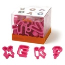Kit 27 cortantes alfabeto 5,2x2,2cm Decora