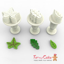 Mini Cortadores Expulsor Hojas 3uds Dekofee