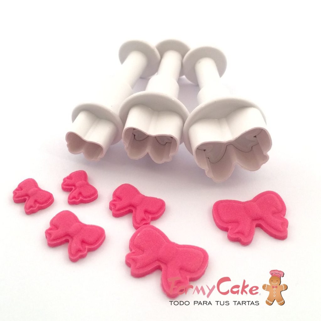 Mini Cortadores Expulsor Lazos 3uds Dekofee