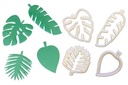 Set cortadores hojas tropicales 4ud FMM