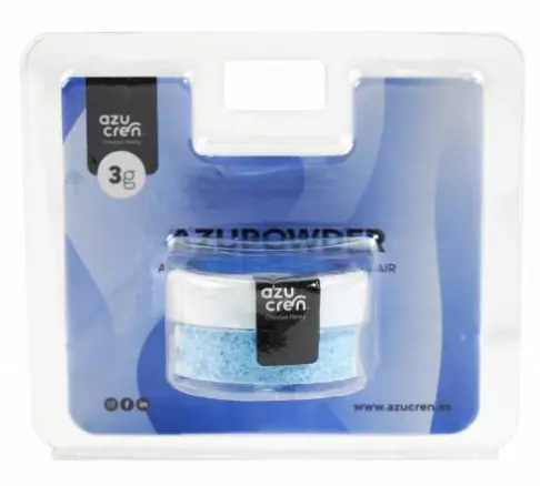 Colorante en polvo concentrado azul claro 3gr. Azupowder
