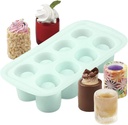 Molde de silicona para vasos redondos , 8 vasitos, WILTON