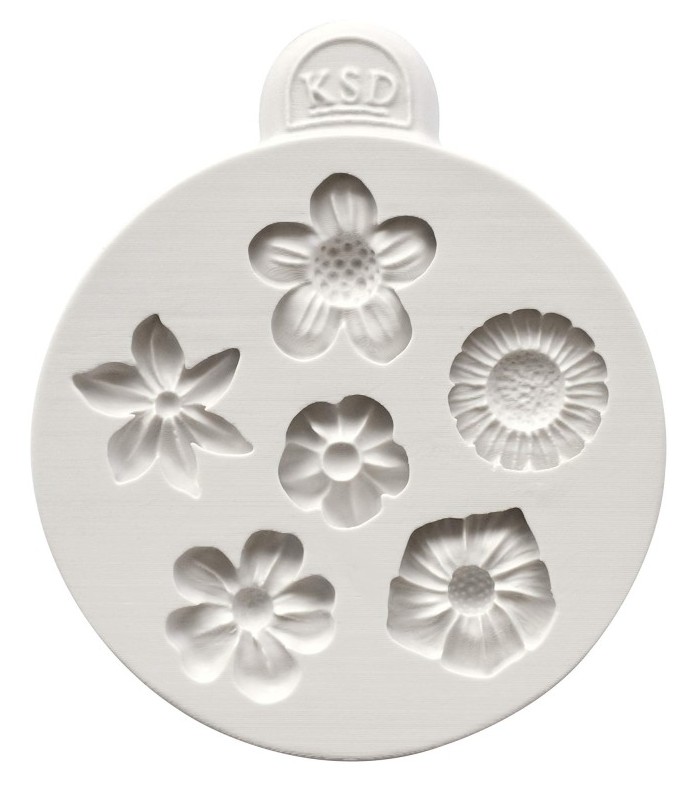 Molde de silicona pequeñas flores katy SUE