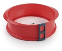 Molde desmontable redondo con base de cristal 22cm IBILI