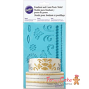 Molde fondant diseño damasco WILTON