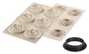 Molde silicona mini tartaletas twist SILIKOMART