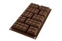 Molde silicona choco block silikomart